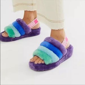 rainbow ugg sandals